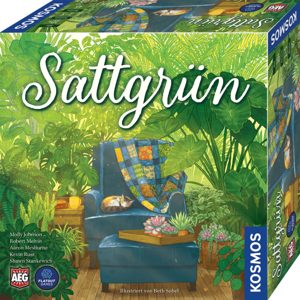 Sattgrün.